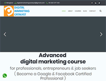 Tablet Screenshot of digitalmarketingcatalyst.com